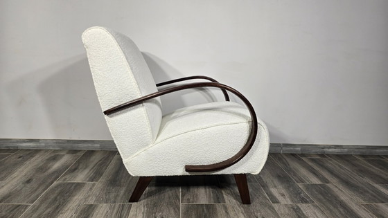 Image 1 of Art Deco Lounge Chair by Jindrich Halabala, 1940s