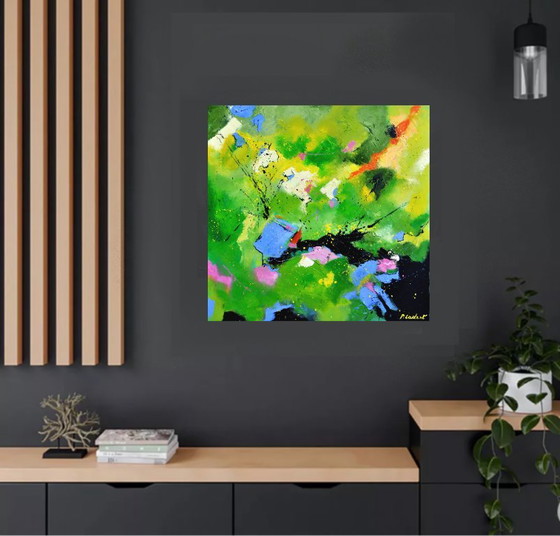 Pink in the Green – Paintings & Drawings, Canvas (photo 5 of 5)