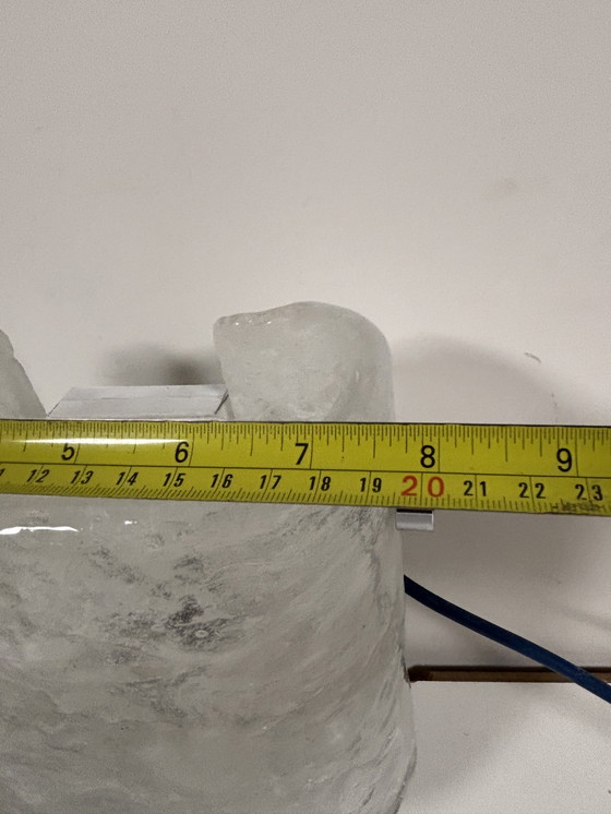 Image 1 of Set aus 2 Hillebrand Glaswandlampen MCM