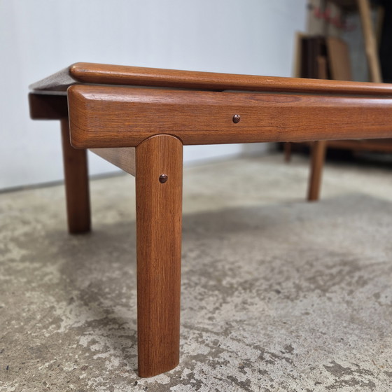 Image 1 of Table basse vintage danoise en teck H.W. Klein, Bramin, XXL années 60