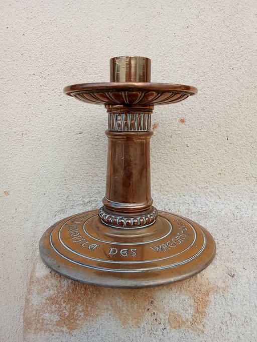 Candlesticks from the Compagnie Internationale des Wagons-Lits (possibly) from the Pullman Orient Express train