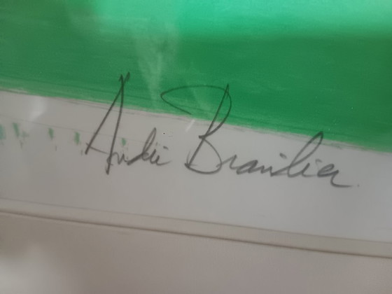 Image 1 of André Brasilier - Cursos en Longchamp (n.º 163) - litografía firmada