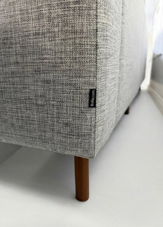 Image 1 of Bolia Scandinavia Sofa Fabric Grey 3-Seater Ottoman