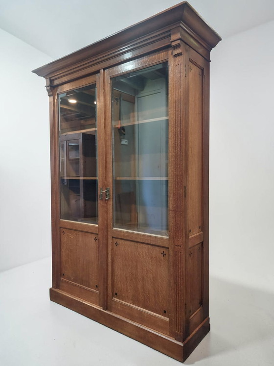 Image 1 of bibliothèque ancienne, meuble Art Déco