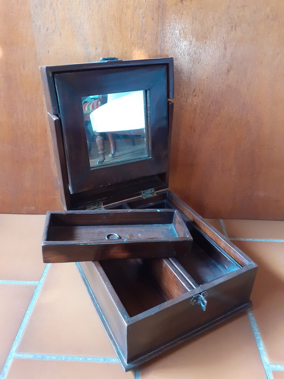 Image 1 of Jewelry box with mirror