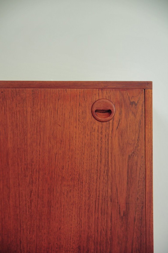 Mid Century Modern Opbergkast in Teak, Hout, Bruin (foto 5 van 11)