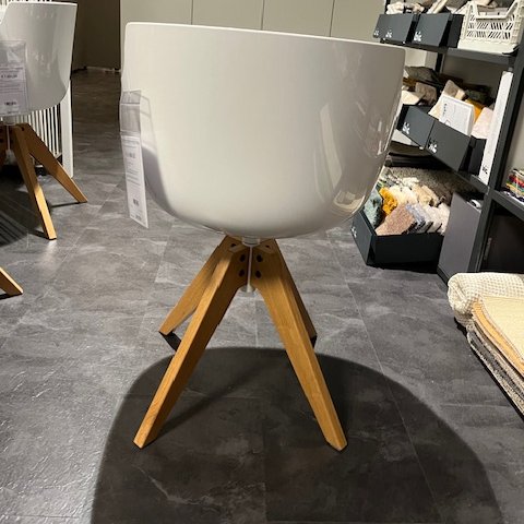 Image 1 of Sedia da pranzo Flow Slim di MDF Italia (set da 4)