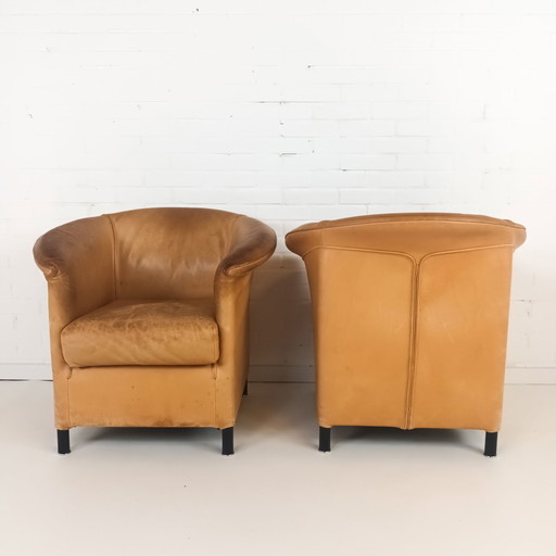 2x Vintage Clubsessel Paulo Piva