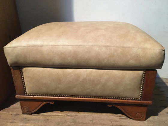 Pouf baule poggiapiedi – Poggiapiedi e pouf, Legno, Vintage (photo 10 of 10)