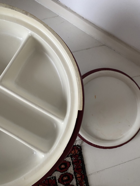 Image 1 of Vintage naaimandje skai jaren '60