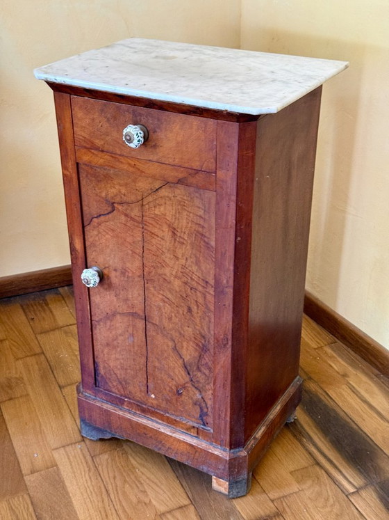 Image 1 of Beistelltisch aus Holz und Marmor