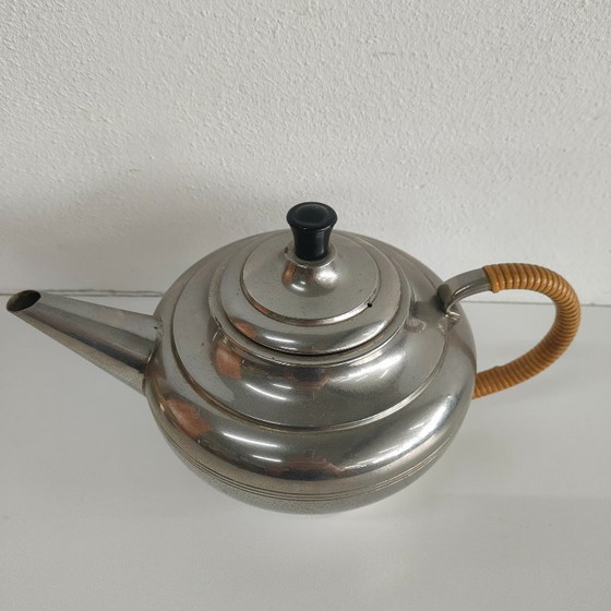 Image 1 of Teiera vintage olandese di design di metà secolo con riscaldatore elettrico