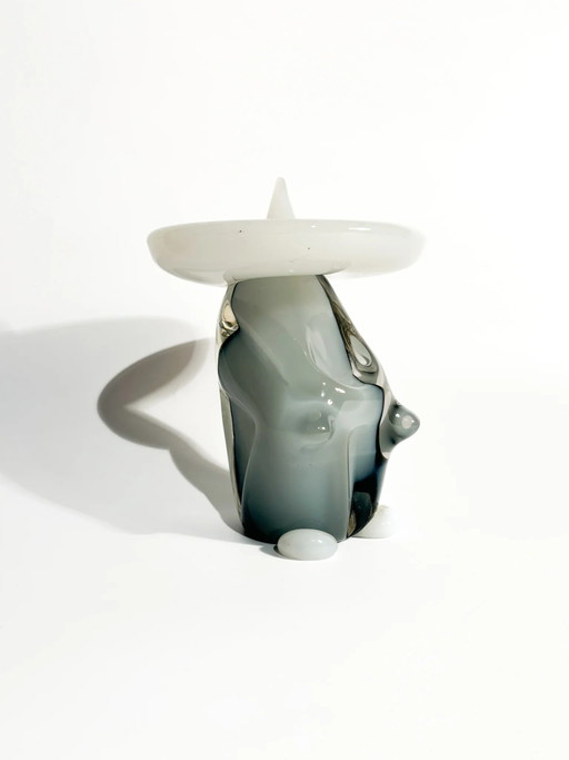 Murano Glasskulptur einer mexikanischen Figur, Archimede Seguso zugeschrieben, 1960er Jahre