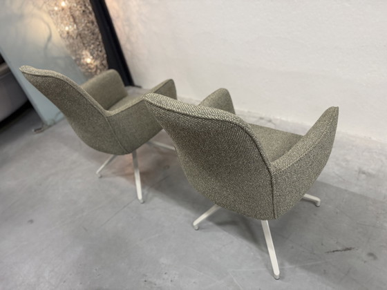 Image 1 of 6 Leolux Gyon Hochstühle, Stoff Monza Melange