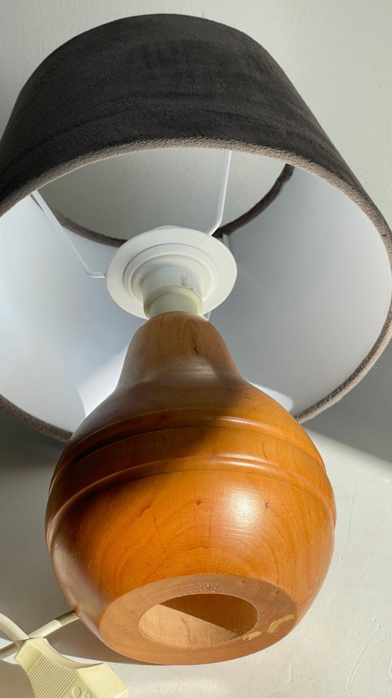Image 1 of VINTAGE Solid Wood LAMP