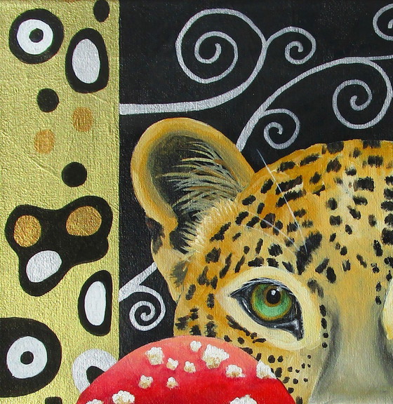 Image 1 of Magnifique peinture à la main d'un jaguar