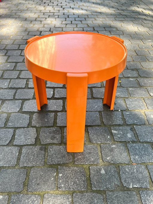 Table d'appoint ronde vintage, Italie, 1970