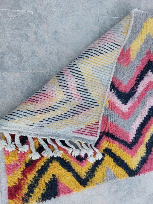 Tapis Berbères Multicolores En Laine 200cmx150cm