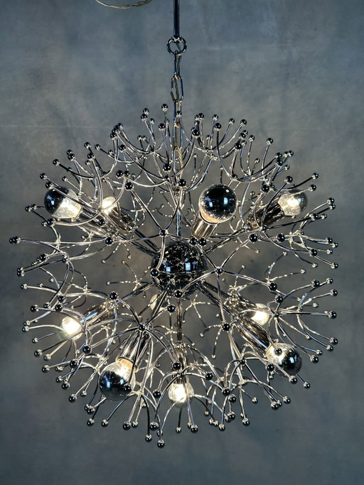 Lampada a sospensione Sputnik vintage "dente di leone".