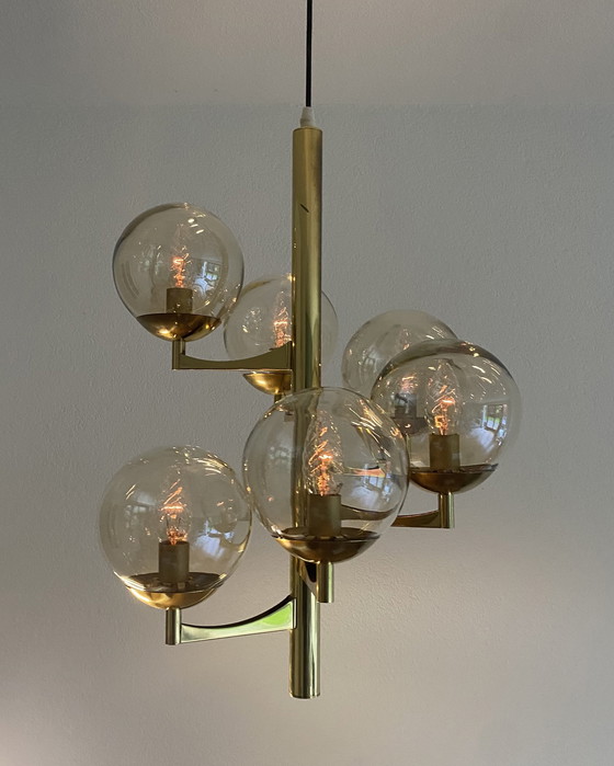 Image 1 of Lampada a sospensione vintage Sciolari anni '70