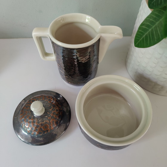 Image 1 of Lattiera e zuccheriera Art Deco WMF - placcate in argento