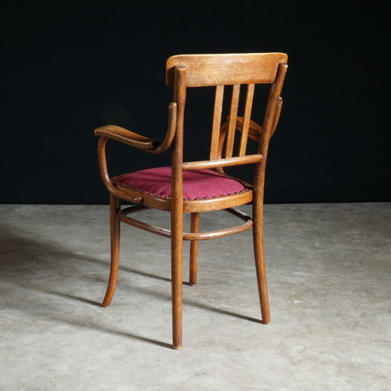 Silla Thonet antigua – década de 1920 – Sillas de oficina, Textile, Metal, Vintage (photo 4 of 6)