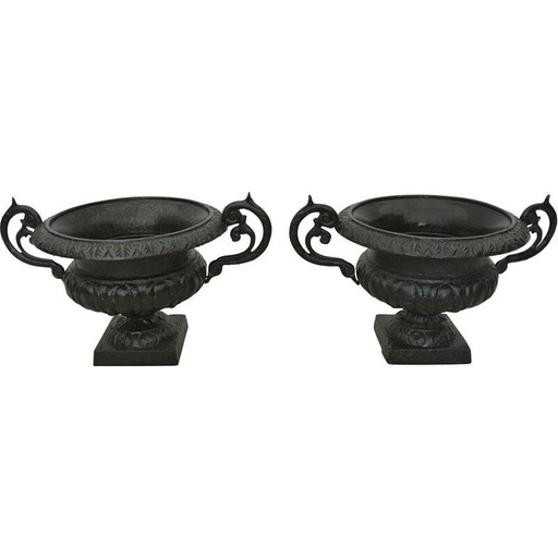 Paire de vases medicis vintage modèle chambord