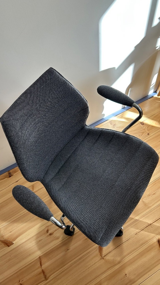 Office chair, Kartell Maui Soft NOMA, Textile, Metal, Grey, Modern (photo 2 of 7)