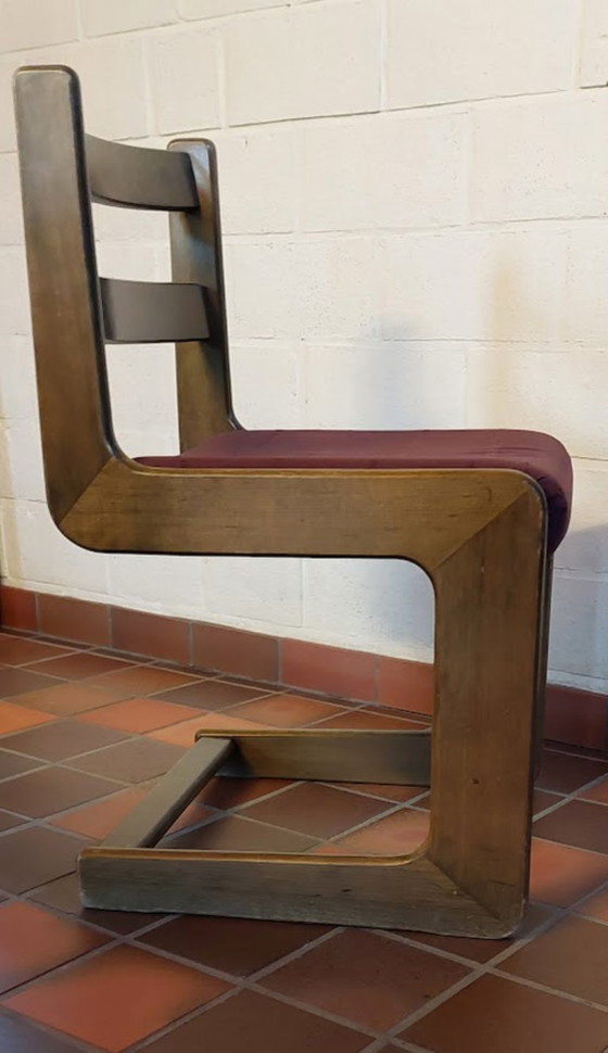 Image 1 of Complete Dining Room Set with Buffet Cabinet, Bar Cabinet, Extendable Table, and Set of Chairs Casala Cantilever