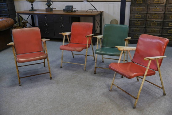 Klapstoelen van Russel Wright voor Samsonite Chairs jaren 60 – Metaal, Industrieel (photo 7 of 7)
