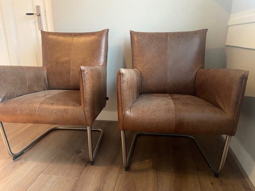 2 X Jess Design Leder Sessel