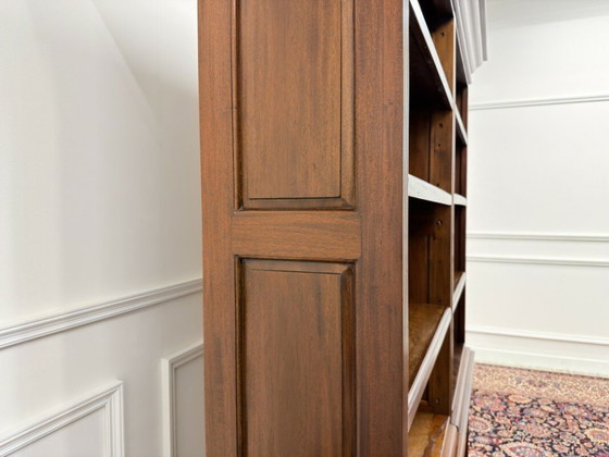 Libreria classica inglese semi-aperta – Librerie, Legno, Ottone (photo 6 of 13)