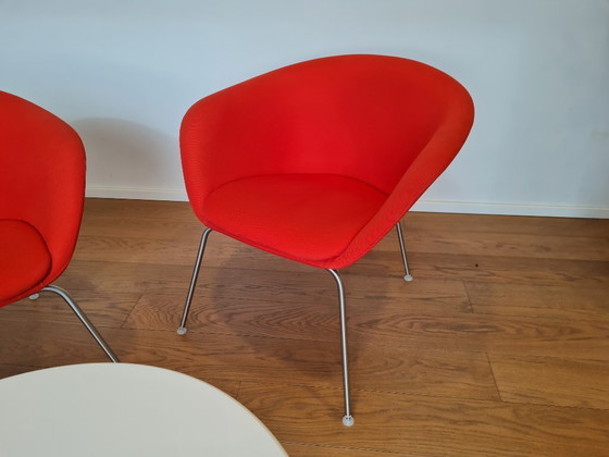 Image 1 of 3x Arper Duna 02 Chair met tafeltje