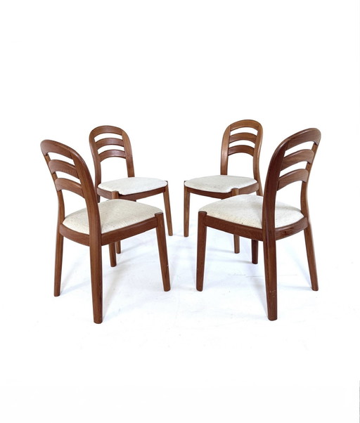 4x chaise de salle à manger vintage, Koefoeds Hornslet '80s