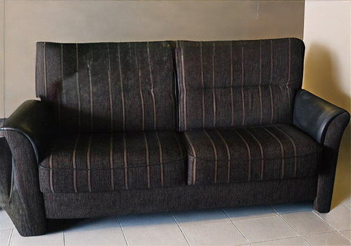 Klassieke bankstel en fauteuil, goede kwaliteit, super zitcomfort 