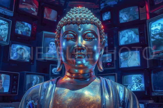 Image 1 of Photo imprimée sur plexiglass / Bouddah / Edition limitée