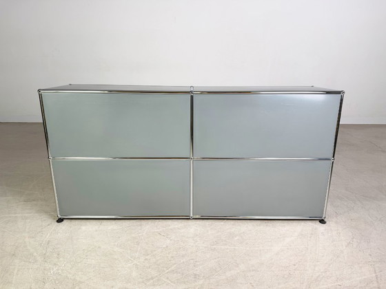 Image 1 of Original USM Haller sideboard Fritz Haller 2x2 medium grey