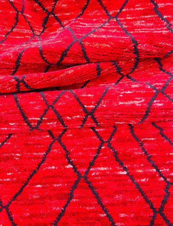 Image 1 of Tapis berbère en laine authentique 250cmx79cm