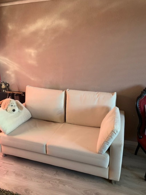Divano letto a 2 posti realizzato artigianalmente con anima a molle