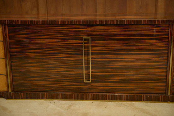 Enfilade minimalista in ebano e sicomoro anni '60 – Credenze, Legno, Vintage (photo 9 of 13)