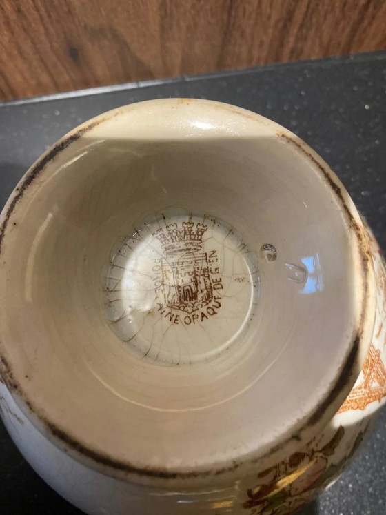 Gien Earthenware Commemorative Bowl – 1889 World's Fair, Eiffel Tower (photo 6 of 7)