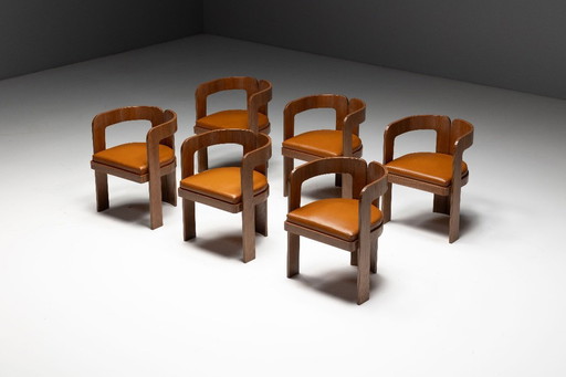 Esszimmerstühle von Marzio Cecchi, Italien, 1970er Jahre