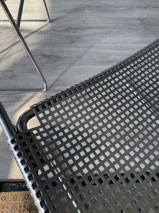 Image 1 of Juego de 3 sillas apilables cromadas "Sultana" de Arrben International, ca 80s