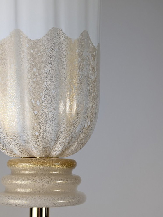 Image 1 of Barovier & Toso XII Apostoli Murano Glass Floor Lamp 24Kt Gold, Italy, 2002