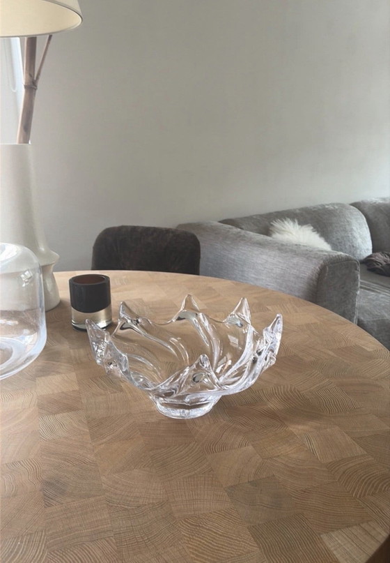 Bol à fruits en cristal Mid Century Modern | Art Vannes | 1960 – Verre (photo 4 of 8)