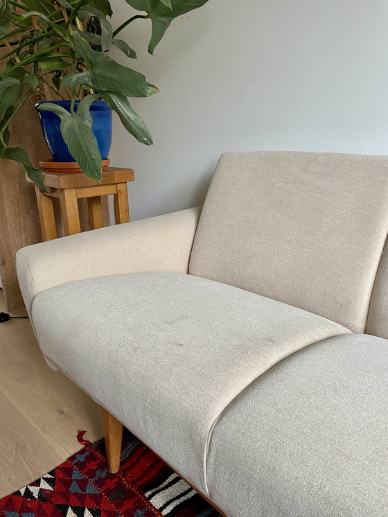 Image 1 of Vintage Danish walnut bench from the 1960s