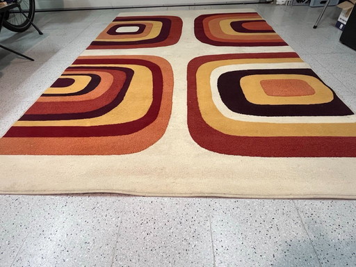 Tappeto vintage anni Settanta "Space Age"