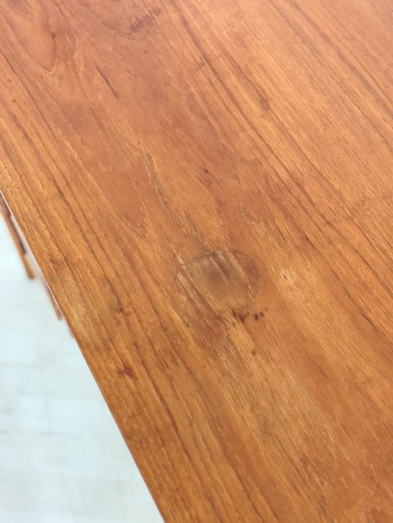 Image 1 of Deens bureau / Teakhouten tafel / Damestafel / Vintage bureau