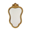 Französischer Spiegel im Barockstil, Gold, 54 cm