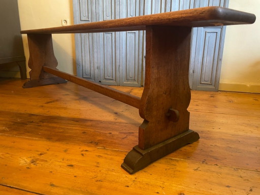 Long Banc d'Église en Chêne Français 170 Cm.